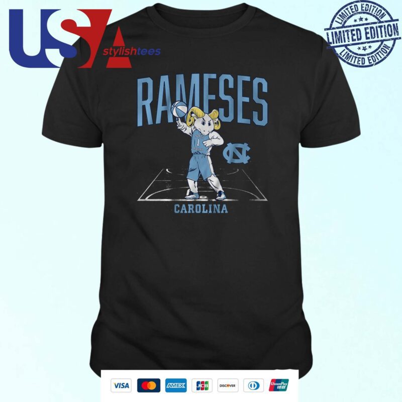 UNC Basketball Rameses Mascot T-shirt
