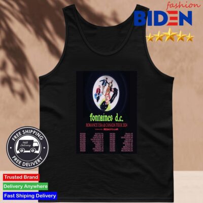 Fontaines DC Romance USA And Canada Tour 2024 Tank Top