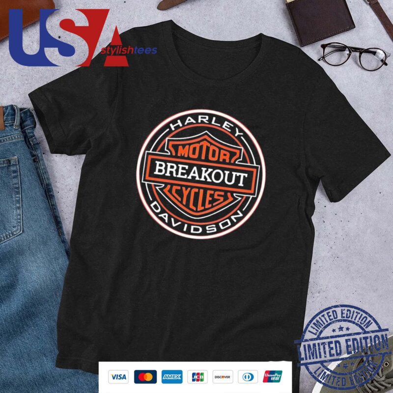 Harley Davidson Motorcycles Breakout Logo Shirt