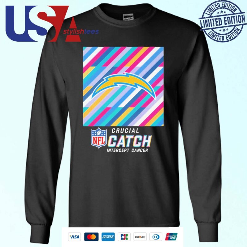 NFL Crucial Catch Intercept Cancer Los Angeles Chargers 2024 Sweater