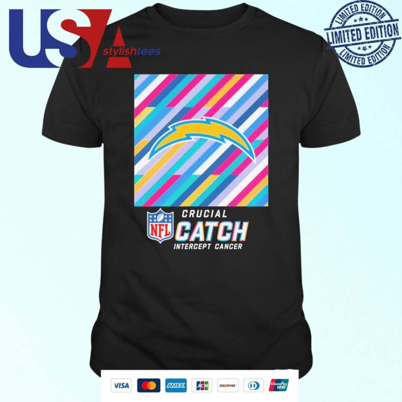 NFL Crucial Catch Intercept Cancer Los Angeles Chargers 2024 T-shirt