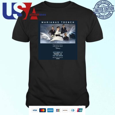 Official Marianas Trench Announce The Force of Nature Tour 2024 T-shirt