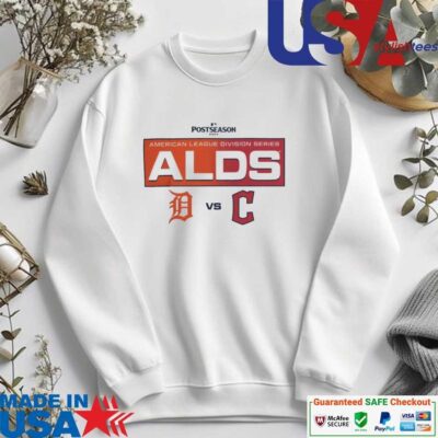 Official MLB Postseason 2024 Cleveland Guardians vs Detroit Tigers Division Series Gameday sweater