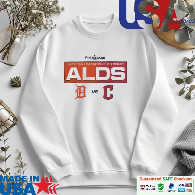 Official MLB Postseason 2024 Cleveland Guardians vs Detroit Tigers Division Series Gameday sweater