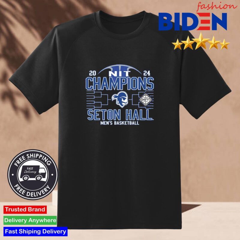 Seton Hall Pirates 2024 NCAA Men's Basketball NIT Champions Shirt