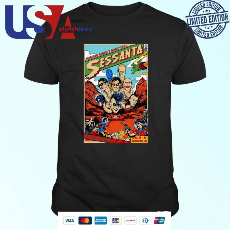 Sessanta Red Rocks Amphitheatre Morrison, CO April 25 & 26, 2024 T-shirt