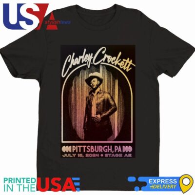Official Charley Crockett At Stage AE in Pittsburgh PA July 15 2024 Shirt