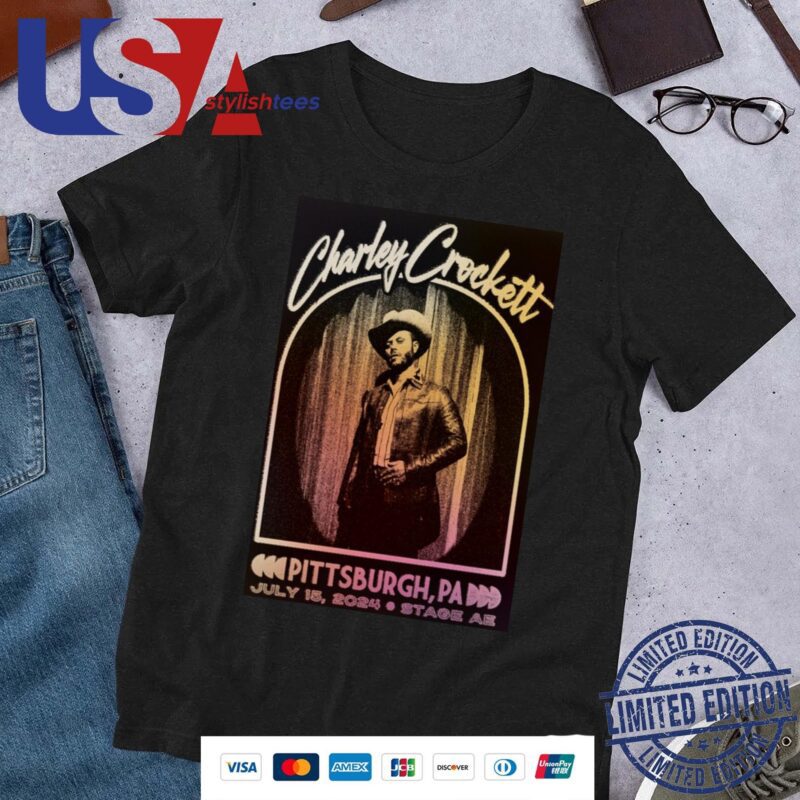 Official Charley Crockett At Stage AE in Pittsburgh PA July 15 2024 Shirt