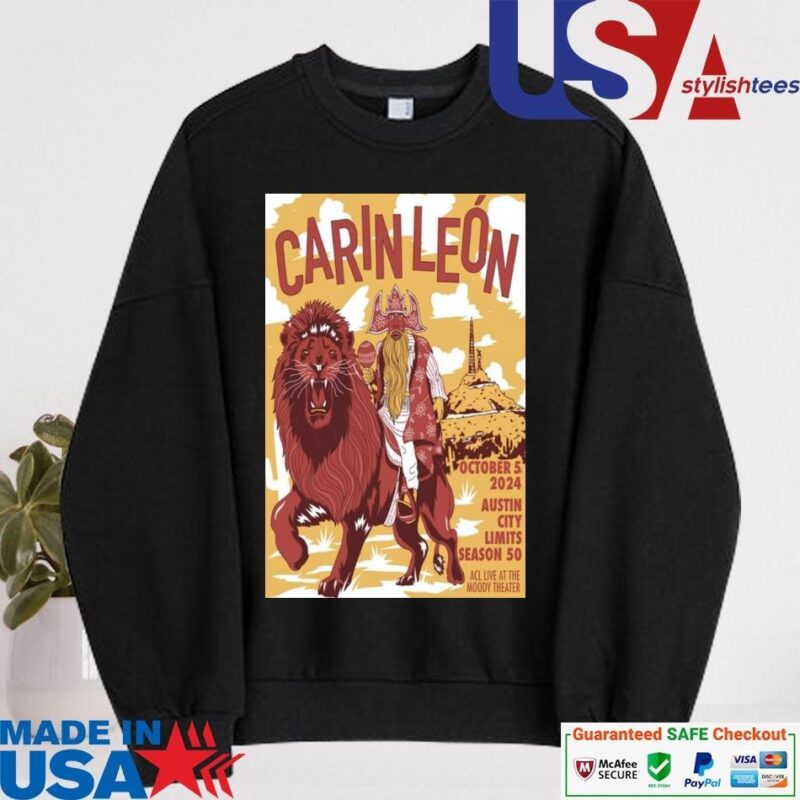 Official Carin Leon At ACL Live At The Moody Theater Oct 5 2024 Event sweater