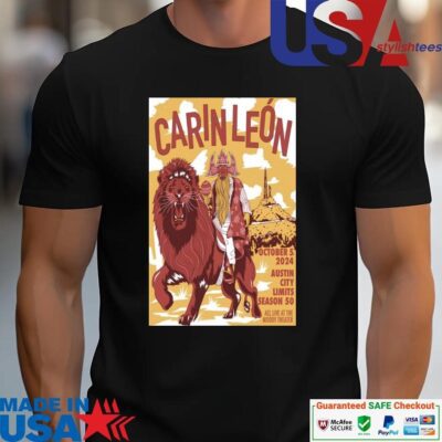 Official Carin Leon At ACL Live At The Moody Theater Oct 5 2024 Event unisex