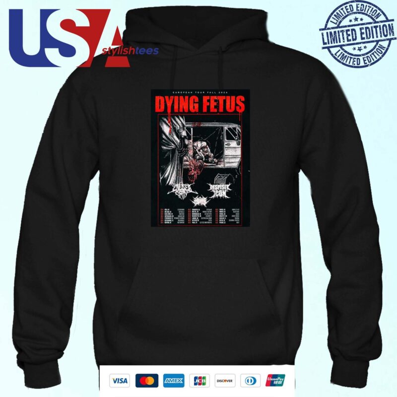 Dying Fetus European Fall Tour 2024 Tour Hoodie