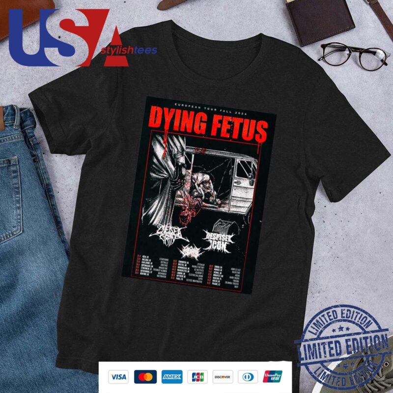 Dying Fetus European Fall Tour 2024 Tour Shirt
