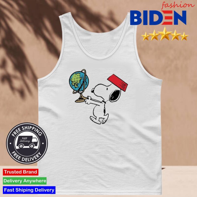 Snoopy Take Care Of The Planet Earth Day Tank Top