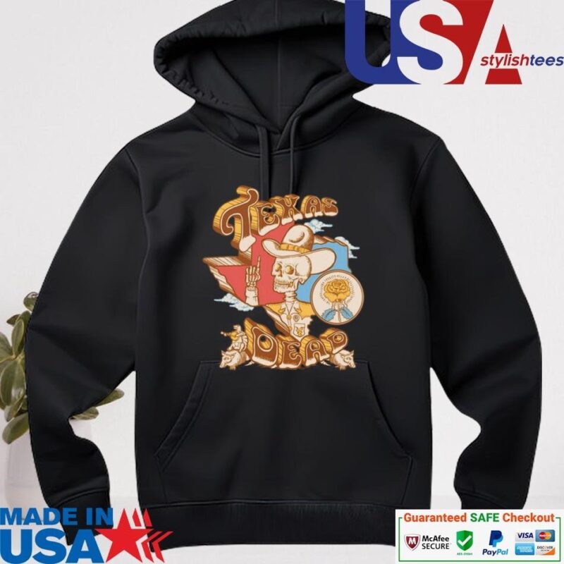 Official Grateful Dead Texas 72 Armadillo Thanksgiving Dead Show hoodie