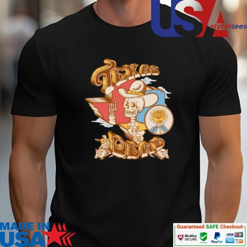 Official Grateful Dead Texas 72 Armadillo Thanksgiving Dead Show unisex