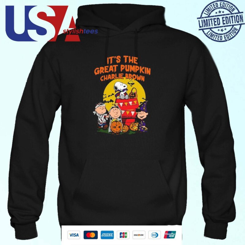 Snoopy It's The Great Pumpkin Charlie Brown Halloween Hoodie