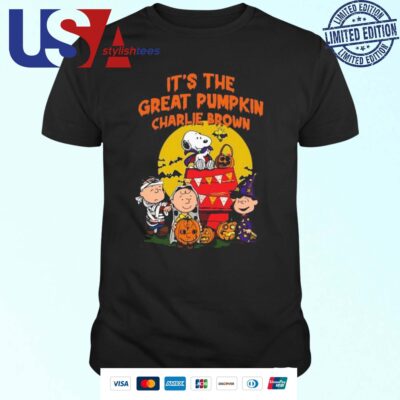 Snoopy It's The Great Pumpkin Charlie Brown Halloween T-shirt