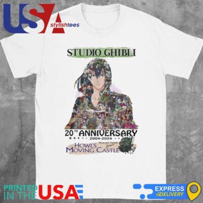 Studio Ghibli Howl's Moving Castle 20th Anniversary Shirt