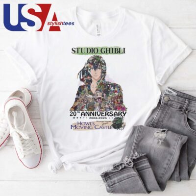 Studio Ghibli Howl's Moving Castle 20th Anniversary T-shirt