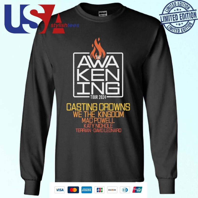 The Awakening Tour 2024 Casting Crowns We The Kingdom Mac Powell Katy Nichole Terrain David Leonard Sweater
