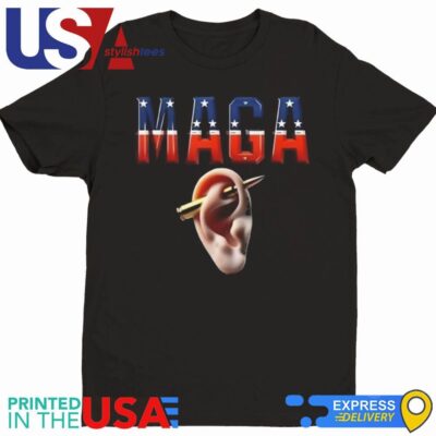 Trump Maga Ear Shot T-Shirt