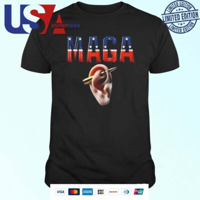 Trump Maga Ear Shot T-shirt