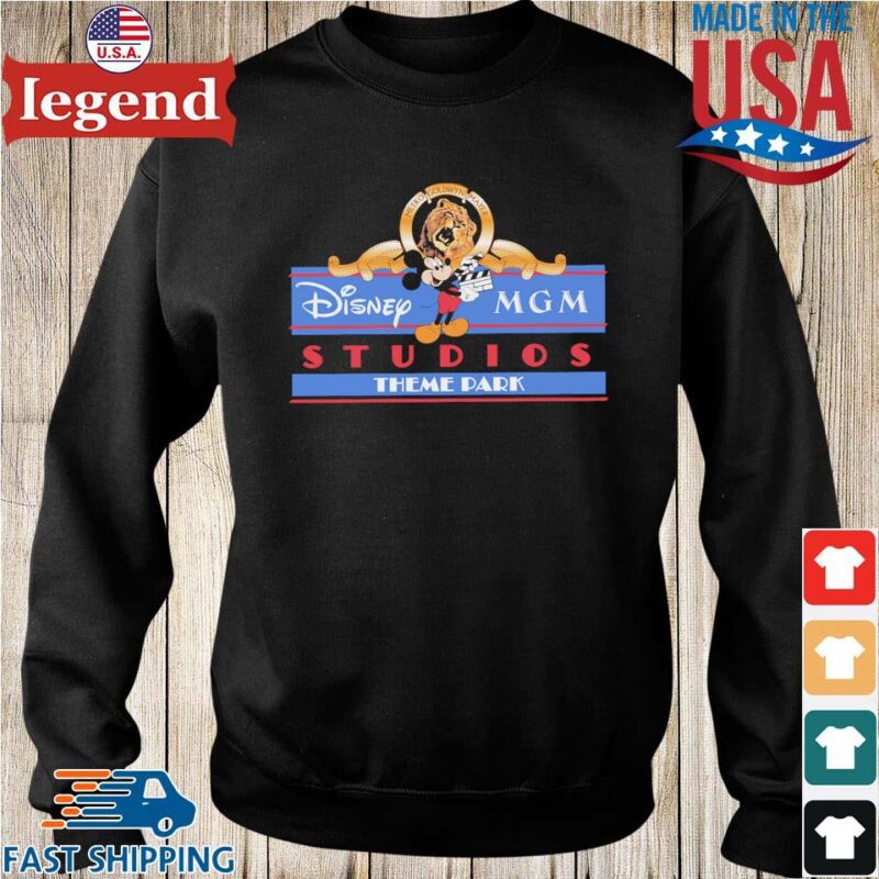 Mickey Mouse metro goldwyn mayer Disney MGM Studios Theme Park Shirt Sweater den-min