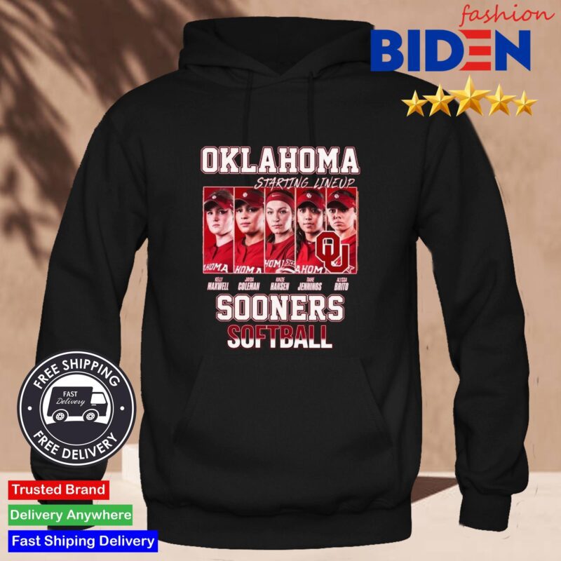 Oklahoma Sooners Softball Starting Lineup 2024 Hoodie