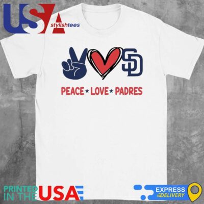 Peace Love San Diego Padres MLB 2024 Shirt