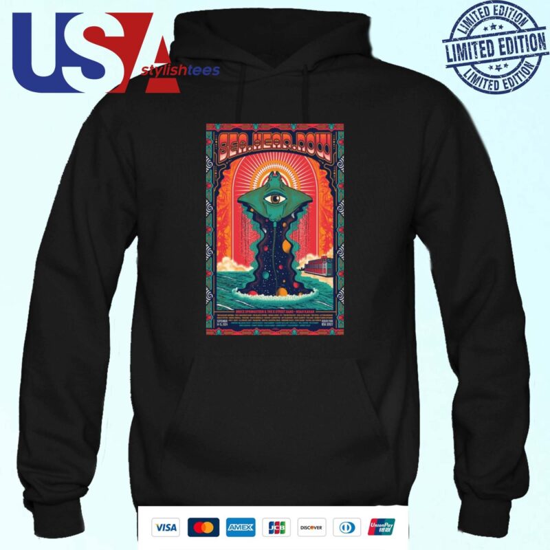 Sea Hear Now Festival Sept 14-15 2024 Asbury Park NJ Poster Hoodie