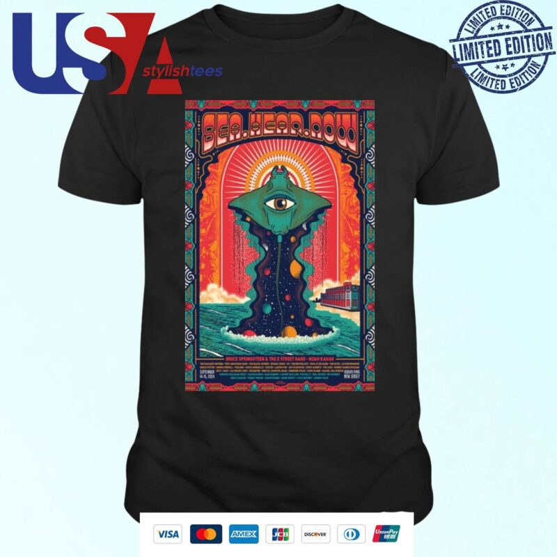 Sea Hear Now Festival Sept 14-15 2024 Asbury Park NJ Poster T-shirt