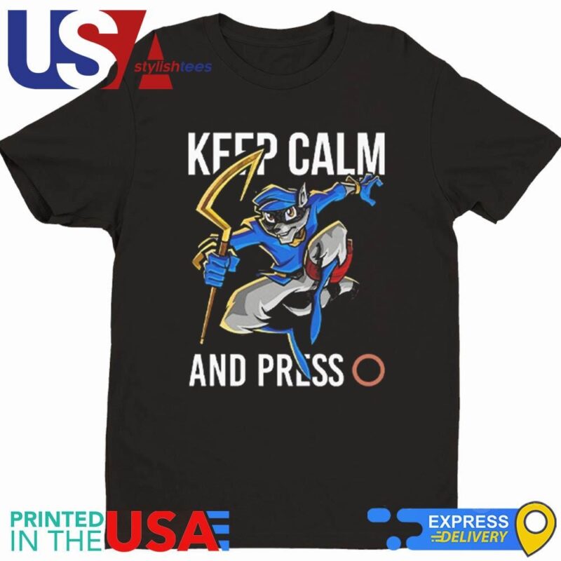 Sly Cooper Keep Calm And Press Shirt
