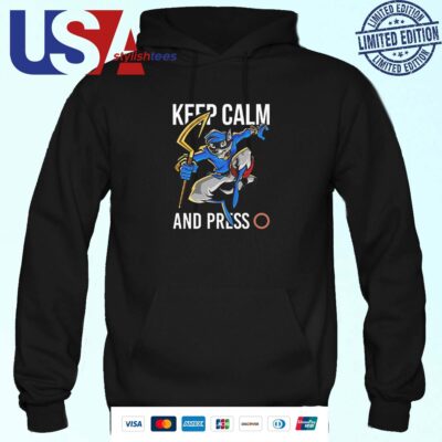 Sly Cooper Keep Calm And Press Hoodie