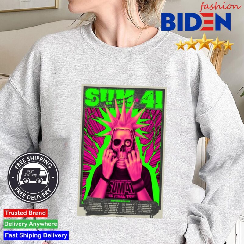 Sum 41 Tour Of The Setting Sum North America 2024 Sweater