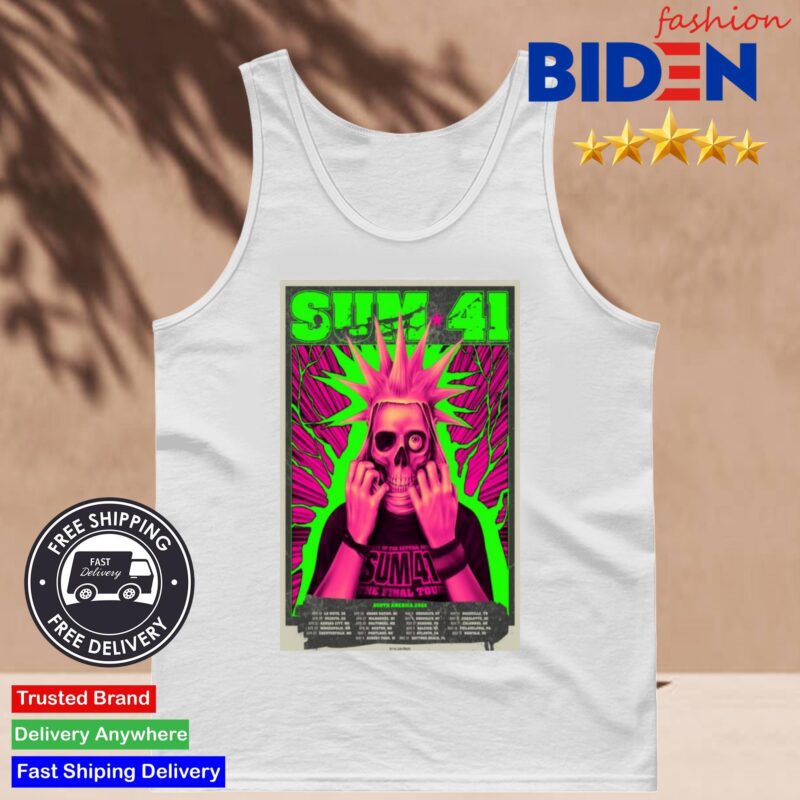 Sum 41 Tour Of The Setting Sum North America 2024 Tank Top