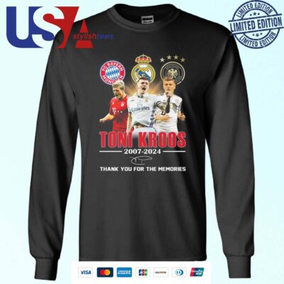 Real Madrid Toni Kroos 2007-2024 German Football Player Signature Sweater