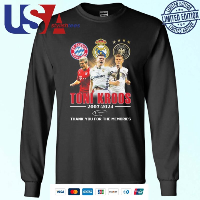 Real Madrid Toni Kroos 2007-2024 German Football Player Signature Sweater
