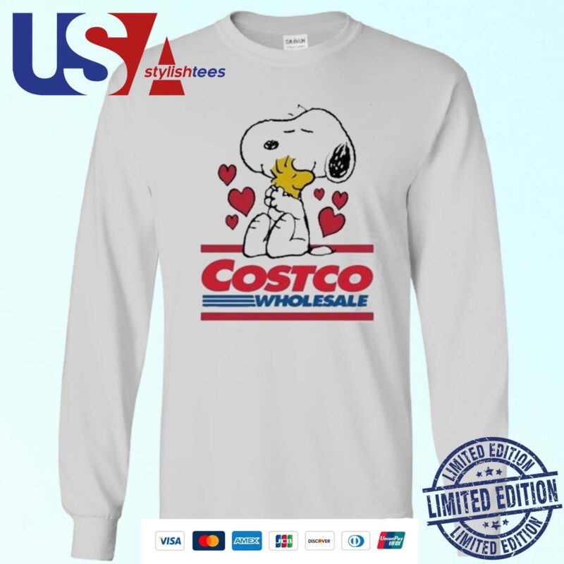 Snoopy And Woodstock Loves Costco Wholesale Logo Sweater