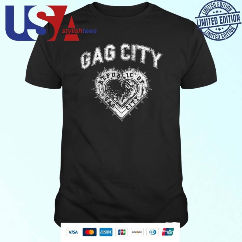 Official Gag City Republic Of Gag City T-shirt