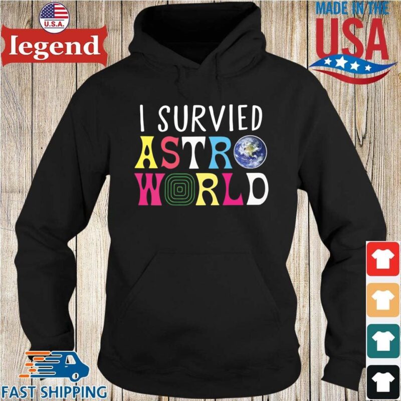 I survived astroworld Hoodie den-min