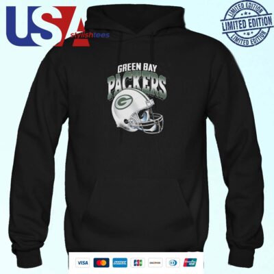 Green Bay Packers Gradient Helmet Hoodie