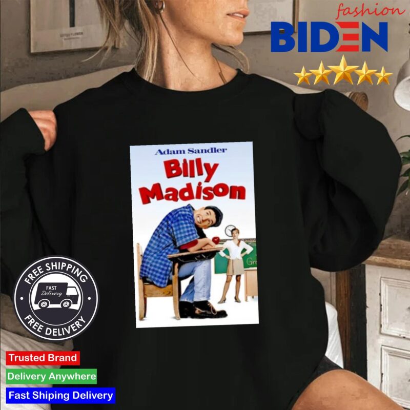 Justin Boldaji Adam Sandler Billy Madison Poster Shirt Sweater Den