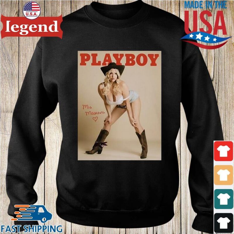 Playboys Mia Malkova Shirt Sweater den-min