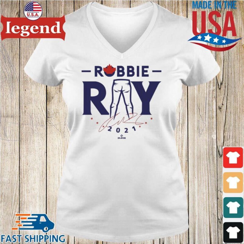 Robbie Ray 2021 Tight Pants Toronto Blue Jays Shirt Ladies V-Neck-min