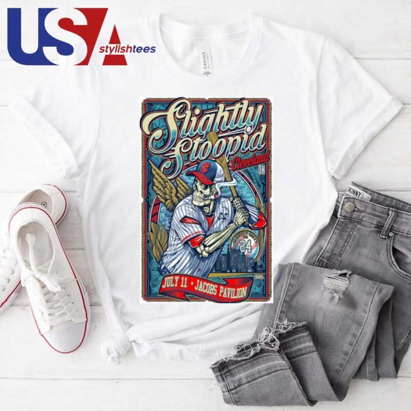 Slightly Stoopid Cleveland, OH, Jacobs Pavilion July 11, 2024 T-shirt