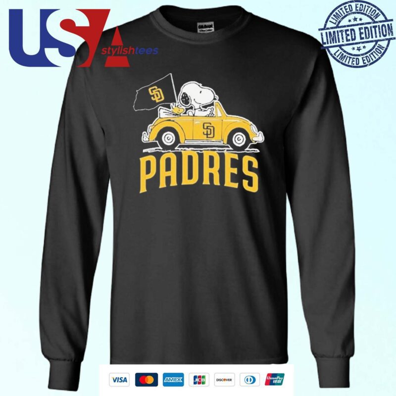Snoopy And Woodstock X San Diego Padres October Driving Car 2024 Sweater