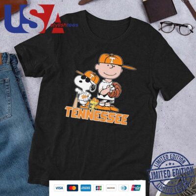 Snoopy Peanuts Tennessee Volunteers Baseball Shirt