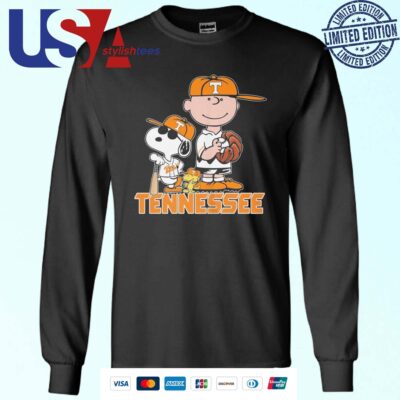 Snoopy Peanuts Tennessee Volunteers Baseball Sweater