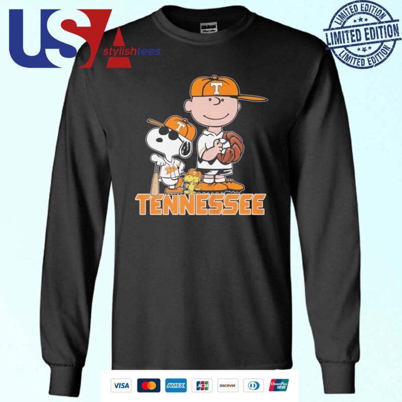 Snoopy Peanuts Tennessee Volunteers Baseball Sweater