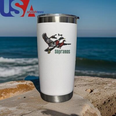 Duck The Sopranos Mug, Tumbler Tumbler 20oz White